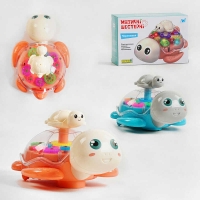 Гра музична 49033 (96) "W Toys", Українське озвучення, "Черепашка", світло, звук, прозорий корпус, шестерні, колесо вільного ходу, в коробці