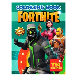 Розмальовка із завданнями 114 наліпок А4 "Fortnite" (укр) 6922203546847 "Jumbi"