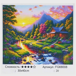 Картина за номерами FG 68008 (30) 4FUN Game Club, 30х40 см, в коробці
