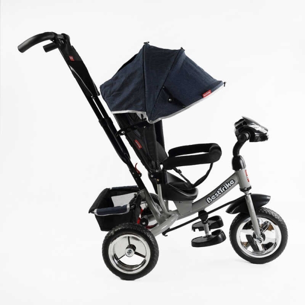 Велосипед 3-х колісний 6588 / 60-714 Best Trike (1) КОЛЕСО ПІНА, d=25см переднє, d=20см задні, фара музична, USB, Bluetooth, в коробці