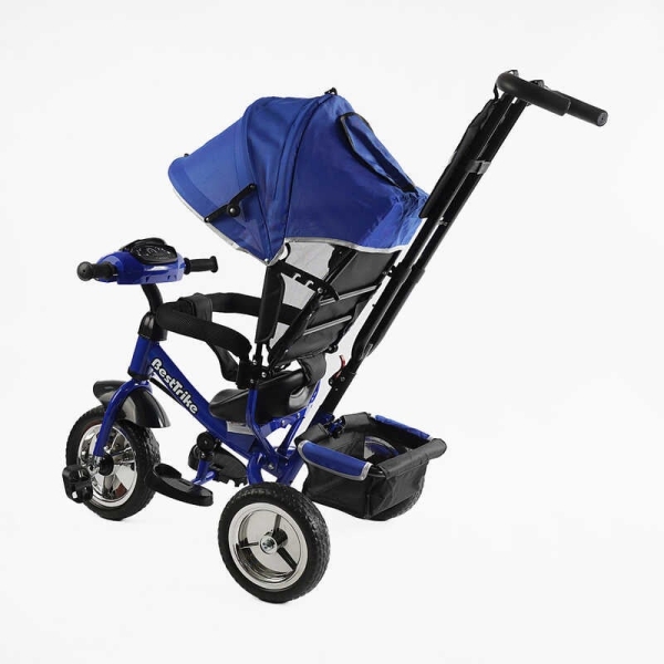Велосипед 3-х колісний 68-640 Best Trike КОЛЕСО ПІНА, d=25см переднє, d=20см задні, фара музична, USB, Bluetooth, в коробці