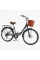 Велосипед міський Corso Polaris 26" PS-12833 + КОШИК СИНІЙ сталева рама 16.5", Shimano 7 швидкостей, корзина, багажник