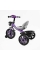 Велосипед 3-х колісний BS-27102 "Best Trike" колеса EVA переднє 12", заднє 10", сталева рама, фара з музикою та світлом, кошик, в коробці