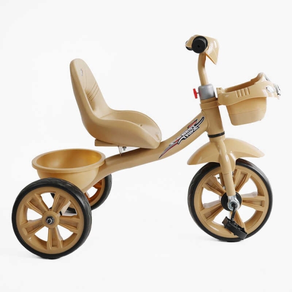 Велосипед 3-х колісний BS-60530 "Best Trike" (1) колеса EVA переднє 10’’, заднє 8’’, сталева рама, УКР. ОЗВУЧУВАННЯ, кошик, в коробці