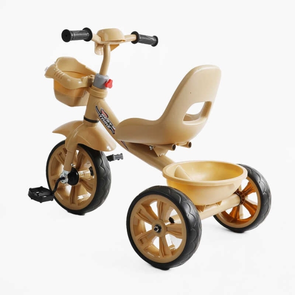 Велосипед 3-х колісний BS-60530 "Best Trike" (1) колеса EVA переднє 10’’, заднє 8’’, сталева рама, УКР. ОЗВУЧУВАННЯ, кошик, в коробці