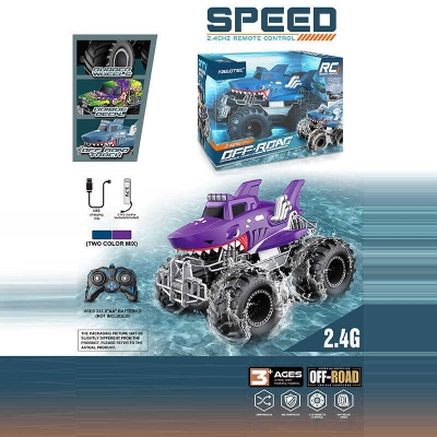 Машина на радіокеруванні XB 1256 (24) акумулятор 3.7 V, USB кабель, пульт 2.4G, масштаб 1:16, гумові колеса, водонепроникна, в коробці