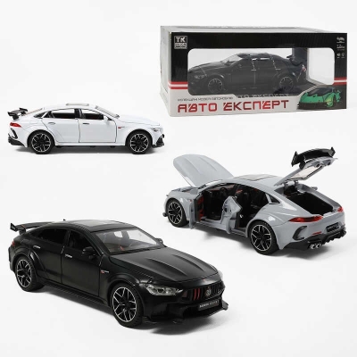 Машинка 1206-15 (24/2) "Авто Експерт", 3 кольори, металопластик, 1:24, звук, світло, інерція, відчиняються двері, у коробці, ВИДАЄТЬСЯ ТІЛЬКИ МІКС ВИДІВ