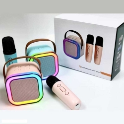 Караоке K 12 (40) 2 види, вбудований акумулятор, Bluetooth, мікрофон, зміна голосу, підсвічування, в коробці