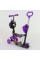 Самокат 5в1 13400 Best Scooter, АБСТРАКЦІЯ, PU колеса, ПІДСВІЧУВАННЯ КОЛІС, в коробці