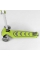 Самокат триколісний 46987 (4) Best Scooter, САЛАТОВИЙ, складне алюмінієве кермо, 4 колеса PU зі світлом, d = 12 см