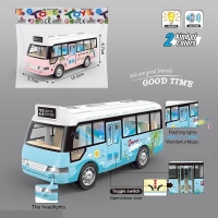 Автобус 7723 (110) 2 кольори, інерція, звук, підсвічування, у пакеті