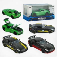 Машина LF-53972 (48/2) "Авто Експерт", 3 кольори, металопластик, 1:32, світло, звук, інерція, відчиняються двері, капот, в коробці, МІКС ВИДІВ