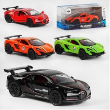 Машинка MG - 04126 (120/2) "Авто Експерт" 4 види, металопластик, 1:36, звук, світло, інерція, відчиняються двері, в коробці, ВИДАЄТЬСЯ МІКС ВИДІВ