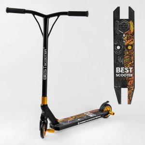 Самокат трюкових Best Scooter 51738 HIC-система, Пегі, алюмінієвий диск і дека, колеса PU d-110 мм, ширина керма - 52 см, висота - 83 см, в коробці