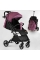 Візок прогулянковий дитячий "JOY" Comfort L-30201 колір ФІОЛЕТОВИЙ, рама сталь з алюмінієм, футкавер, підсклянник, телескопічна ручка