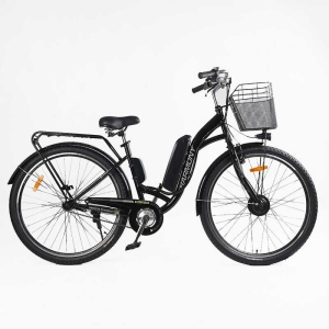 Электровелосипед Corso HARMONY HR-28602 28" (350W, 36V/10Ah, Макс. 30 км/ч) с Фарой, Корзиной и Багажником
