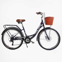 Велосипед міський Corso Polaris 26" PS-36620 + КОШИК