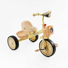Велосипед 3-х колісний BS-33260 "Best Trike" колеса EVA переднє 12", заднє 10", сталева рама, УКР. ОЗВУЧУВАННЯ, світло, 2 кошики, в коробці
