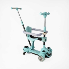 Самокат 5в1 "Skyper" BT-12240 (4) колеса PU125х40мм зі світлом, укр озвучування та підсвічування платформи, з ДОП. КОЛЕСАМИ, захисний бампер, в коробці
