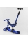 Самокат-велобіг 3в1 триколісний BS-27018 (4) Best Scooter, 3 колеса PU зі світлом, сидіння, амортизатори, батьківська ручка