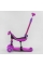 Самокат-велобіг 3в1 триколісний BS-26566 (4) Best Scooter, 3 колеса PU зі світлом, сидіння, амортизатори, батьківська ручка