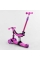 Самокат-велобіг 3в1 триколісний BS-26566 (4) Best Scooter, 3 колеса PU зі світлом, сидіння, амортизатори, батьківська ручка