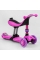 Самокат-велобіг 3в1 триколісний BS-26566 (4) Best Scooter, 3 колеса PU зі світлом, сидіння, амортизатори, батьківська ручка