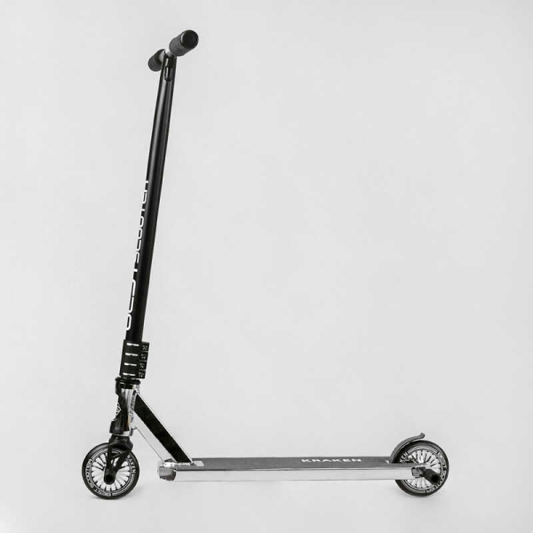 Самокат трюковий KR-82080 Best Scooter (4) "Kraken" HIC-система, ПЕГИ, алюмінієвий диск та дека, АНОДОВАНИЙ, колеса PU 110 мм, ширина керма 58 см