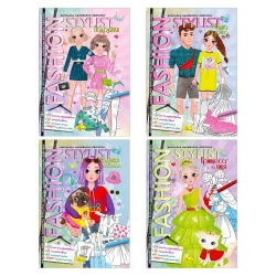 Книжка "Fashion stylist" АЦ-07 (12) "Апельсин", 12 сторінок, ВИДАЄТЬСЯ МІКС ВИДІВ