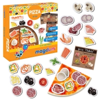 гр Магнітна гра "Pizza" ML4031-27 EN (24) "Magdum", 48 магнітів, картки, англ. мова, в коробці