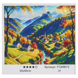 Картина за номерами FG 88672 (30) 4FUN Game Club, 30х40 см, в коробці