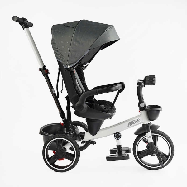 Велосипед 9155/603-85 BestTrike "Marco" поворотне сидіння, складне кермо, колеса з прогумованим PU, кошик, телескопічна ручка, фара музична