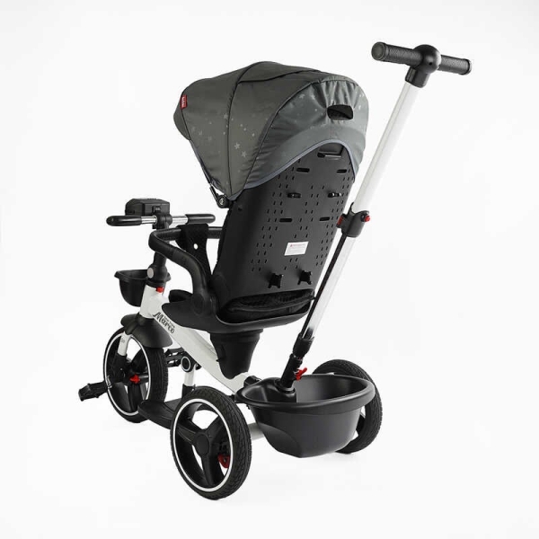 Велосипед 9155/603-85 BestTrike "Marco" поворотне сидіння, складне кермо, колеса з прогумованим PU, кошик, телескопічна ручка, фара музична