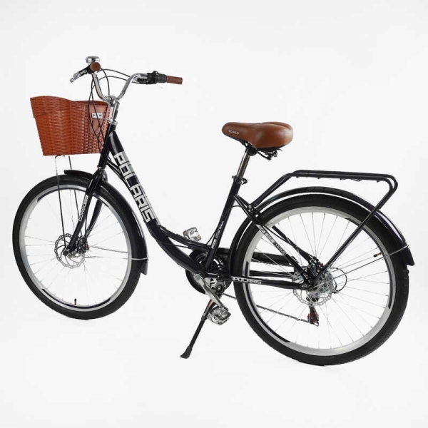 Велосипед міський Corso Polaris 26" PS-36620 + КОШИК