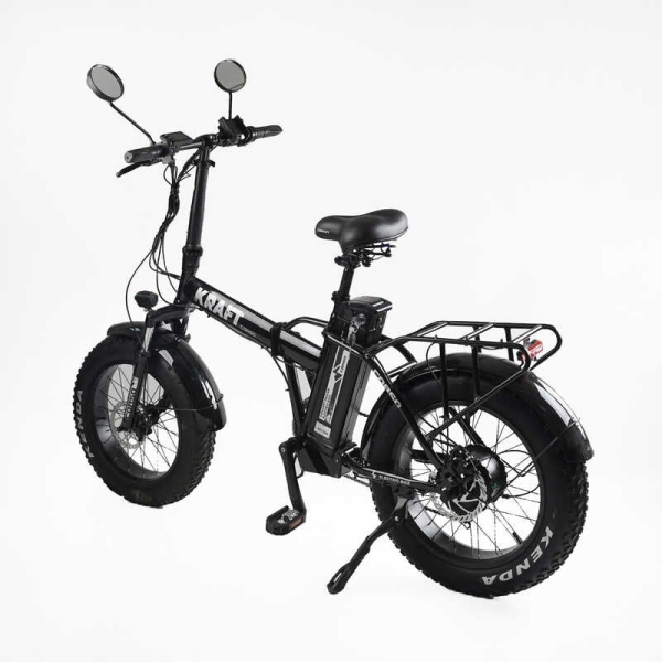 Електровелосипед Corso «Kraft» 20" дюймів KR-42117 (1) рама сталева, двигун 500W, акум. 48V15Ah, Shimano 7 швидкостей, зібраний на 75, у коробці