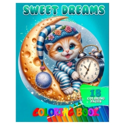 Розмальовка 18 кольорових малюнків "Sweet Dreams" 9789655322859 (50) "Jumbi"