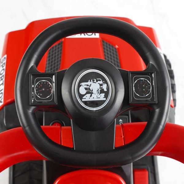 Толокар електричний JOY М-44840 (1) двигун 18W, акумулятор 6V, підсвічування фар, захисний бампер, звуки, музика, пісні укр. та англ. мовами, батьківс