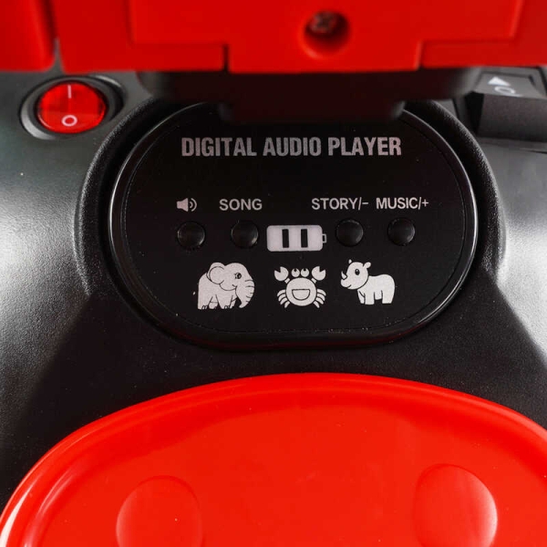 Толокар електричний JOY М-44840 (1) двигун 18W, акумулятор 6V, підсвічування фар, захисний бампер, звуки, музика, пісні укр. та англ. мовами, батьківс