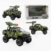 Джип CLM 56 K (72/2) металопластик, амортизація, підсвічування, звук,- рухомі елементи, прогумовані колеса, в коробці