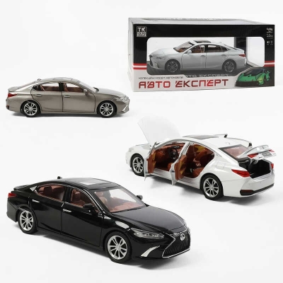 Машинка 1140-01 (24/2) "Авто Експерт", 3 кольори, металопластик, 1:24, звук, світло, інерція, відчиняються двері, у коробці, ВИДАЄТЬСЯ ТІЛЬКИ МІКС ВИДІВ
