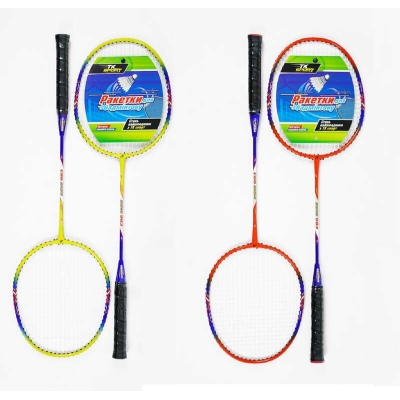 Бадмінтон С 64766 (50) 2 кольори, "TK Sport", 2 ракетки, у сітці