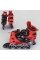 Ролики 40082-S Best Roller/розмір 30-33/колір - ЧЕРВОНИЙ (6) колеса PVC, ПЕРЕДНЄ КОЛЕСО СВІТЛО, устілка – 17-19.5 см, d коліс - 6.5 см, в сумці