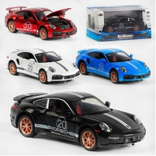 Машина LF-01232 (48/2) "Авто Експерт", 4 кольори, металопластик, 1:32, світло, звук, інерція, відчиняються двері, капот, в коробці, МІКС