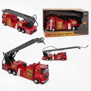 Спецтехніка TK-16041 (36) "Авто Експерт", металопластик, 1:40, звук, світло, інерція, помпова подача води, висувна драбина, рухомі елементи, в коробці