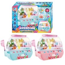 Музичний акваріум 49579 (24) "WToys", 2 кольори, ОЗВУЧУВАННЯ УКРАЇНСЬКОЮ МОВОЮ, підсвічування, казки, пісні, Bluetooth, нічник, USB-кабель, в коробці