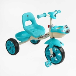 Велосипед 3-х колісний BS-60985 "Best Trike" колеса EVA переднє 10", заднє 8", сталева рама, УКР. ОЗВУЧУВАННЯ, кошик, в коробці