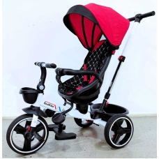Велосипед 6390 – 22-918 BestTrike "Oscar" ПОВОРОТНЕ СИДІННЯ, КЕРМО СКЛАДАЄТЬСЯ, КОЛЕСА З ПРОГУМОВАНИМ PU, КОШИК, ТЕЛЕСКОПІЧНА РУЧКА