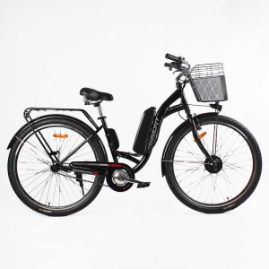 Электровелосипед Corso HARMONY HR-28715 28" (350W, 36V/10Ah, Макс. 30 км/ч) с Фарой, Корзиной и Багажником
