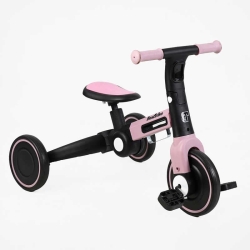 Велосипед 3-х колісний BS-11402 "Best Trike" колеса EVA переднє 8", заднє 6", нейлонова рама, трансформується у велобіг, підсвічування, в коробці