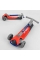 Самокат триколісний F-44077 (6) Best Scooter, ЧЕРВОНИЙ, складне алюмінієве кермо, 3 колеса PU зі світлом, d = 120*35 мм